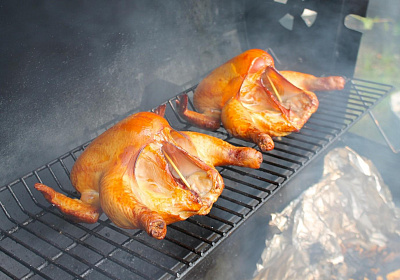 Рецепт курицы горячего копчения в коптильне